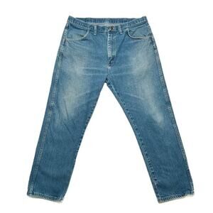 Rustler Jeans Vintage  Jeans Medium Wash Denim Relaxed Leg Blue Classic Retro